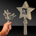 7 1/2" Silver Star Hand Clappers